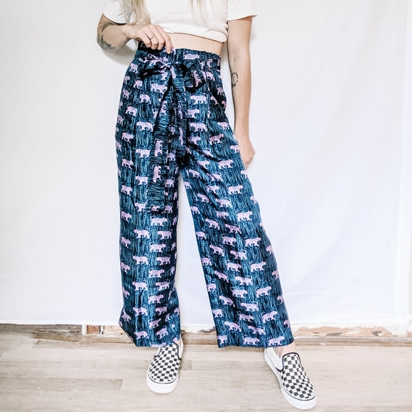 J. Crew NWT Silk Wide Leg Pants - Picture 1 of 5